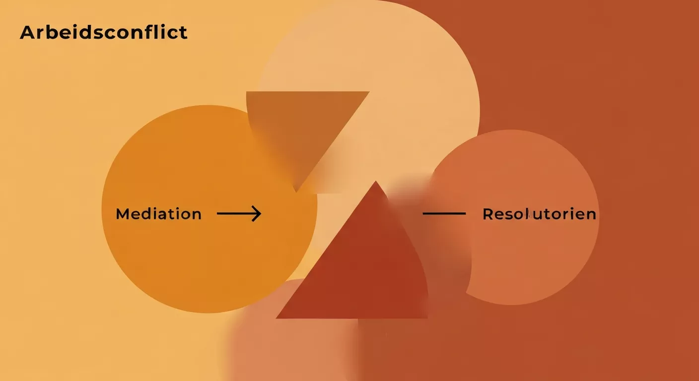 Illustratie arbeidsconflict