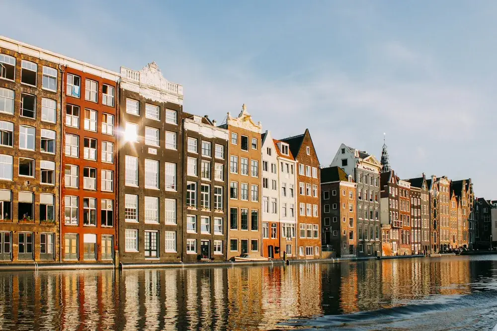 Grachtenpanden in Amsterdam